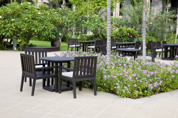 Courtyard Landscaping in Aurora