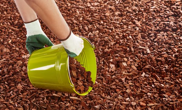 Wood Chip Landscaping in Aurora
