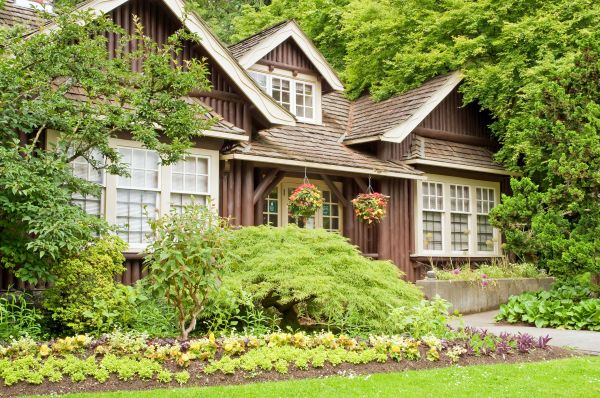 Log Home Landscaping in Aurora