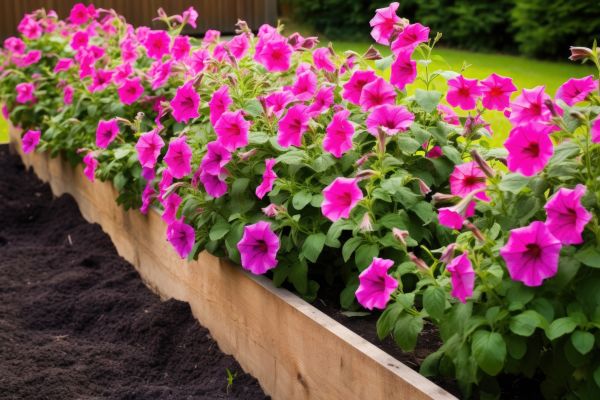 Raised Flower Bed Installation in Aurora
